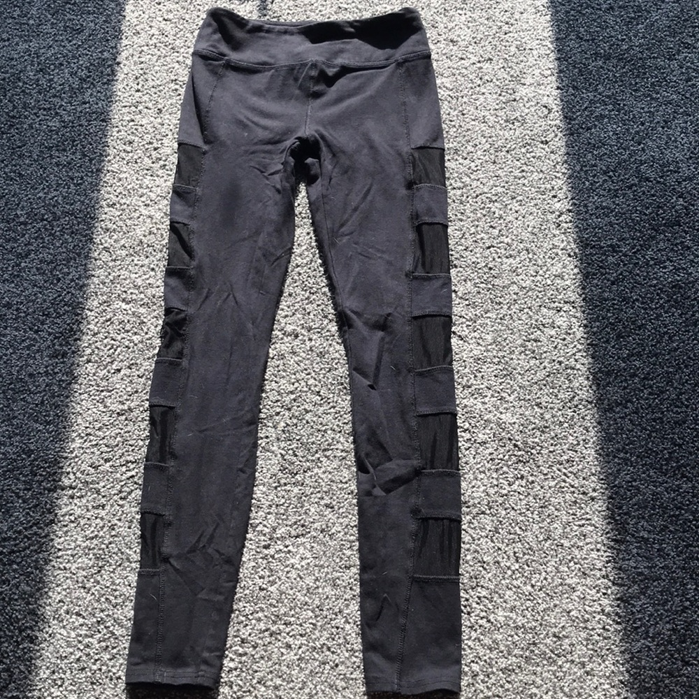 forever 21 leggings with mesh